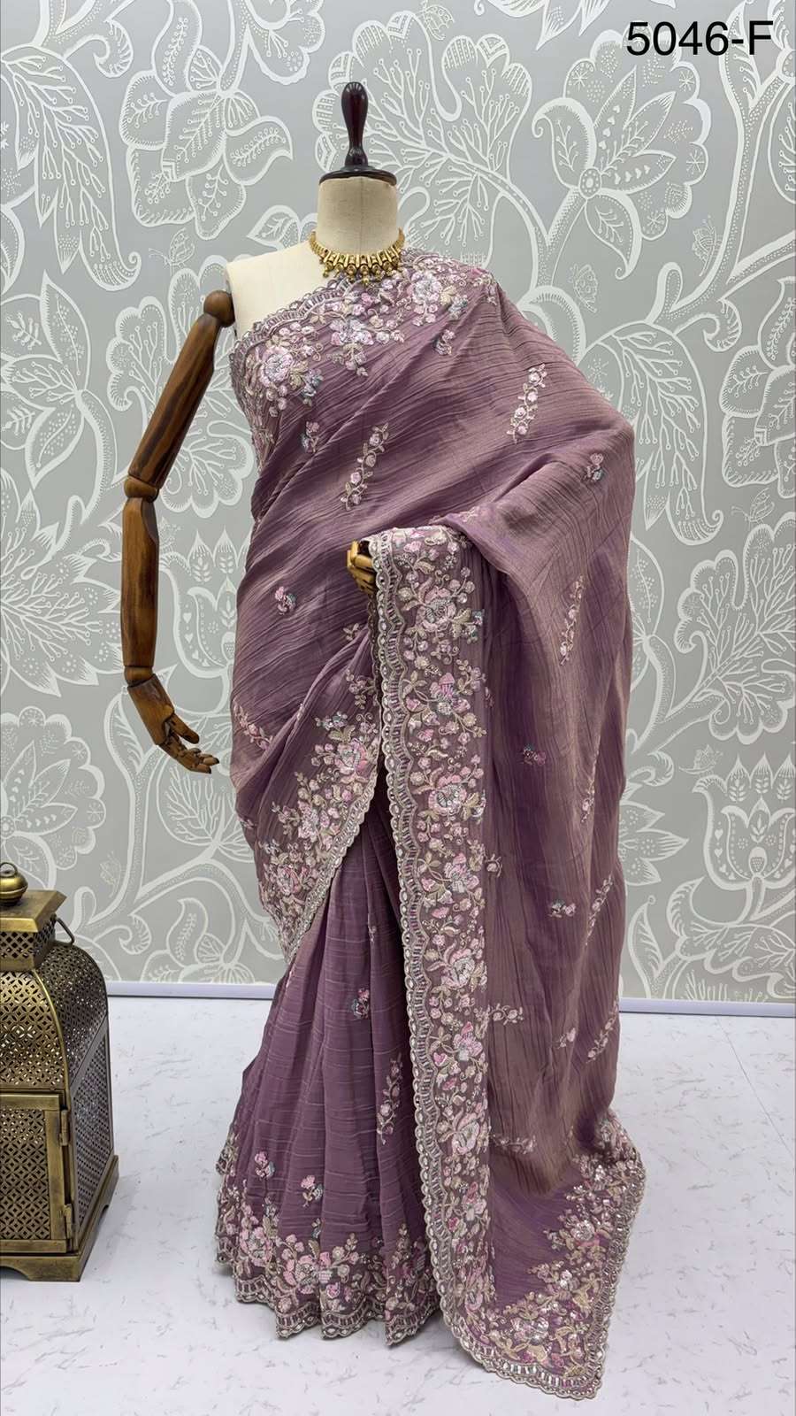  Extraordinary with Beautiful Color made of Premium Pure Bamburg fabric Wedding Saree wholesale in surat 5046
